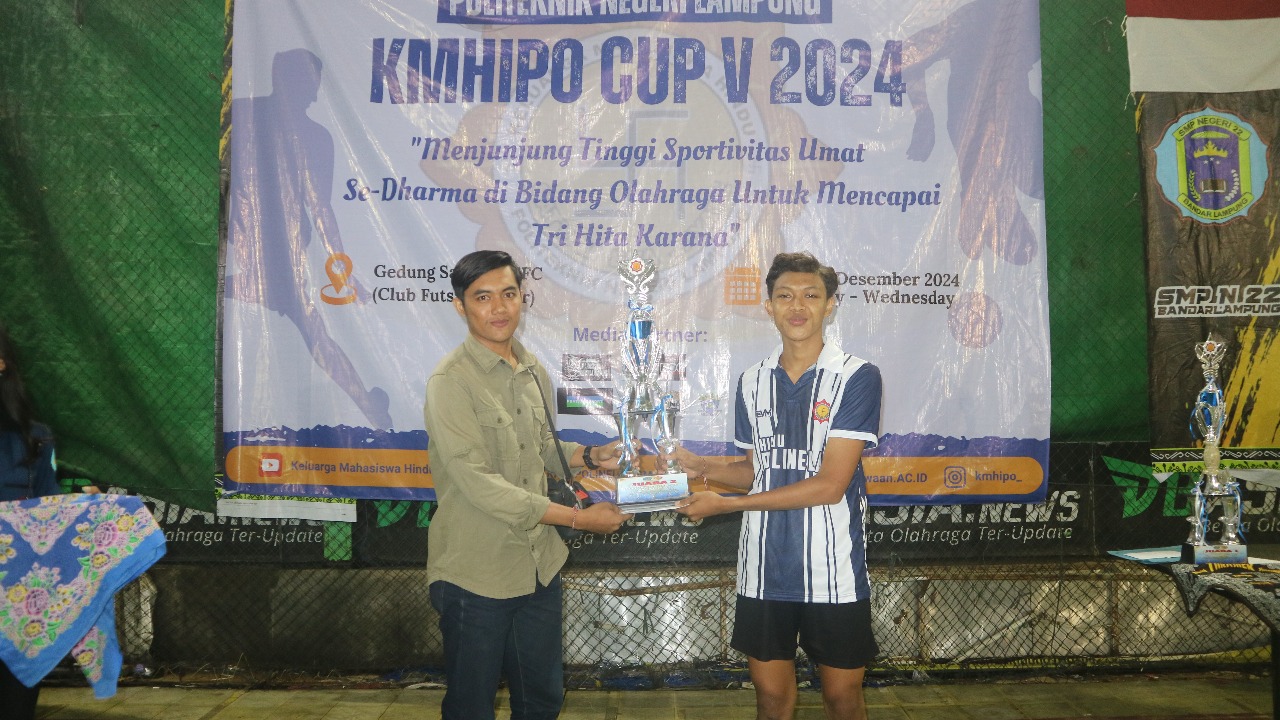 KMHIPO MERAIH JUARA 2 TOURNAMEN FUTSAL KMHIPO CUP KE-V TAHUN 2024
