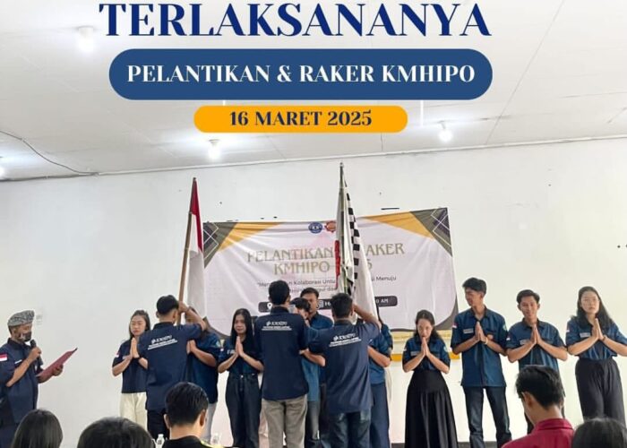 Rapat Kerja Dan Pelantikan Pengurus KMHIPO Tahun 2025 “Membangun Kolaborasi untuk Transportasi Menuju KMHIPO Unggul dan Berkualitas”