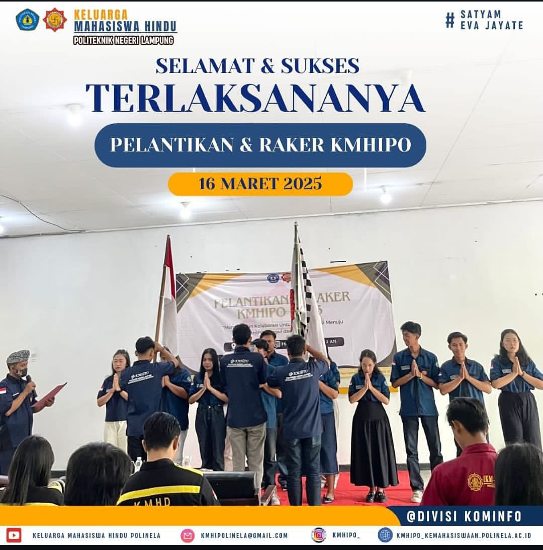 Rapat Kerja Dan Pelantikan Pengurus KMHIPO Tahun 2025 “Membangun Kolaborasi untuk Transportasi Menuju KMHIPO Unggul dan Berkualitas”