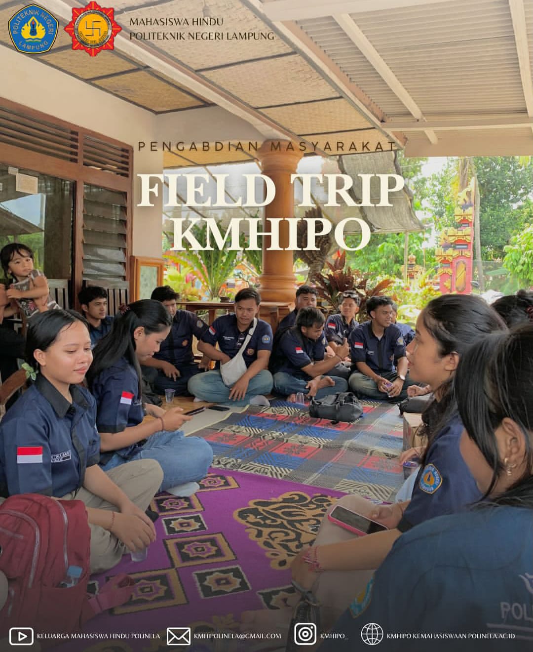 Kunjungan Lapangan KMHIPO ke Usaha Ayam Petelur di Desa Raman Utara Lampung Timur Berikan Wawasan Baru bagi Mahasiswa Hindu Polinela