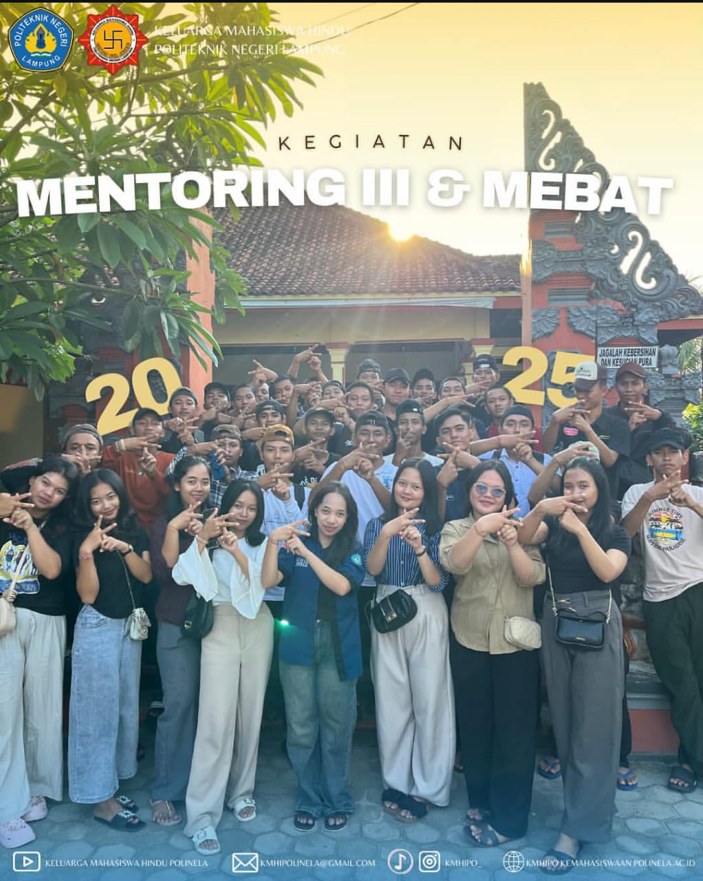 Mentoring Mahasiswa Hindu Polinela Angkatan 2025 Berlangsung Lancar dan Interaktif